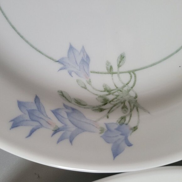 CORELLE BLUE DUSK BREAD DESSERT PLATES LOT OF 6 - Picture 3 of 5